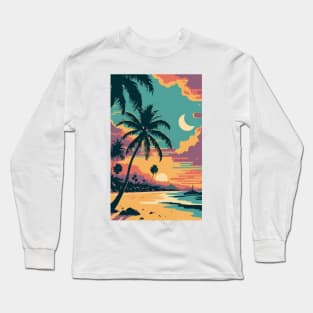 Sunset at the beach Long Sleeve T-Shirt
